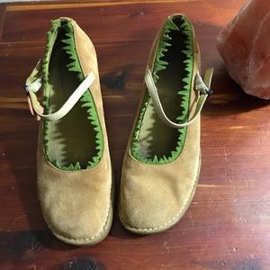 Women’s Camper Wedges Tan Leather 38